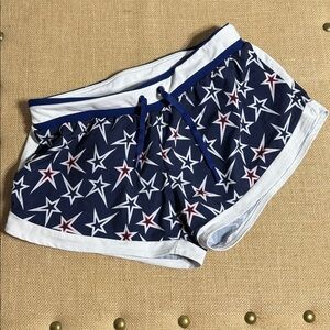 Fabletics Blue Star Athletic Shorts